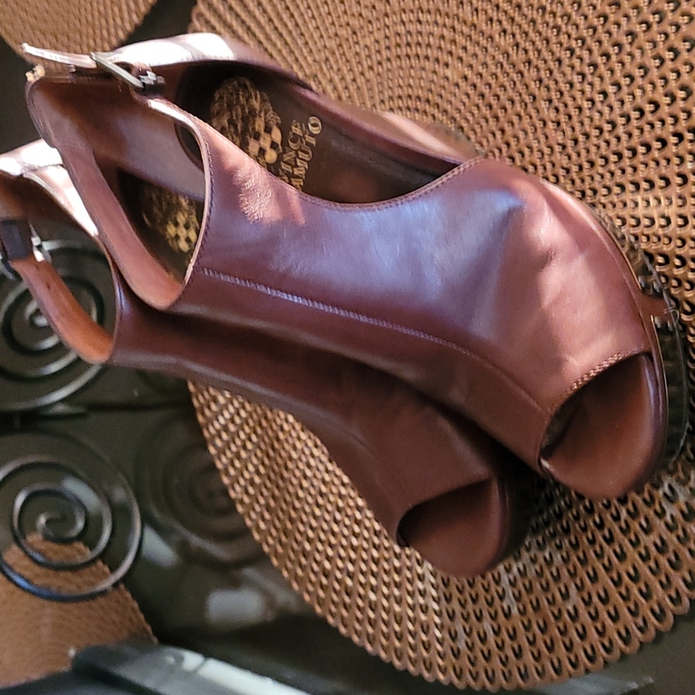 Vince Camuto open toe booties